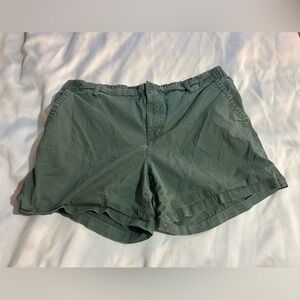 Old Navy Women's Green Chino Shorts